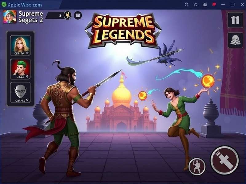 Supreme Legends Battle Scene